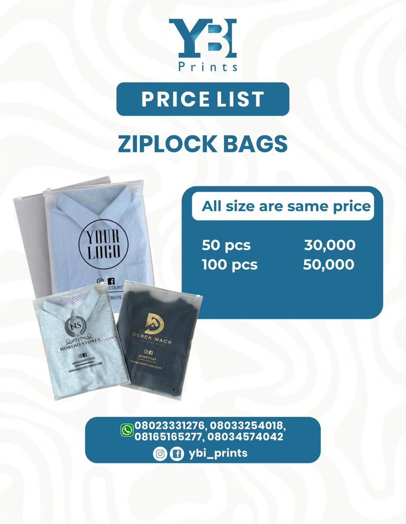 Ziplock bags