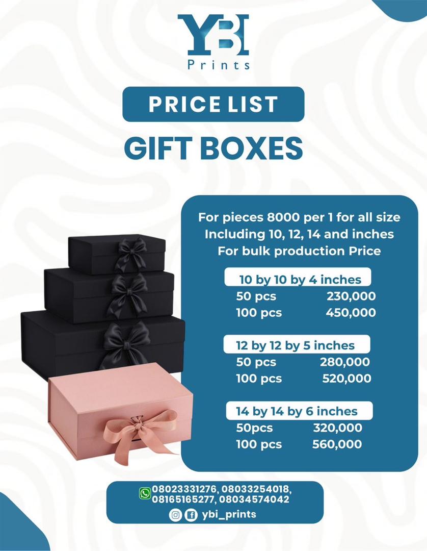 Gift boxes